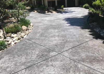 stamped driveway